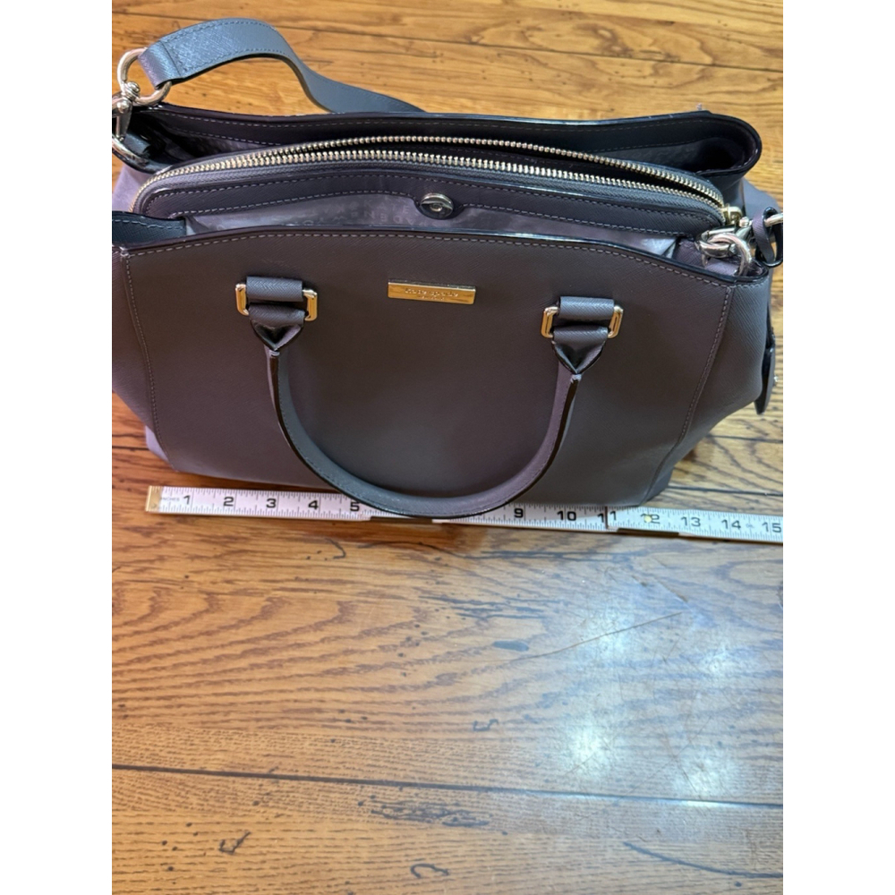 Kate Spade New York Tilden Place Pippa Leather Satchel Cloudcover $398 EXCELLENT - Picture 8 of 10